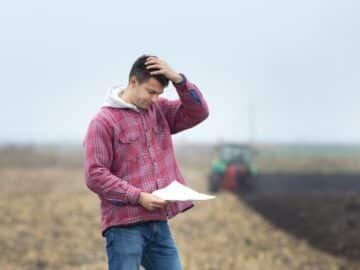 farmer documents worried