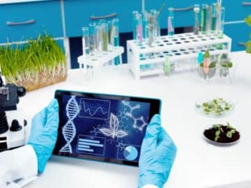 GMO laboratory genetically modified organism scientist bioproducts