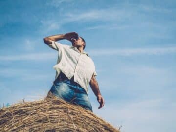 farmer looking searching