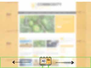Display multi-screen, footer, per view