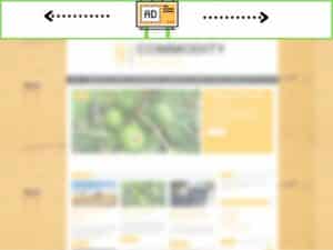 Display multi-screen, header, per click