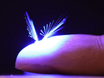 A Mini Fairy Robot Which Flies by the Power of Wind and Light for Pollinating Plants