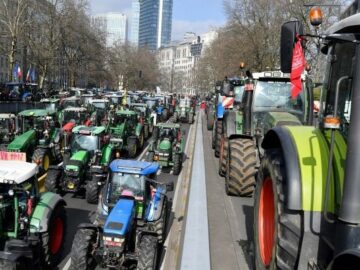 Belgian farmers tractor