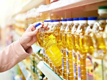 Sunflower oil vegetable