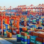 Container-stacks-cranes-Port-Shanghai