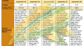 Corn Market Exports Picking Up With Higher Futures