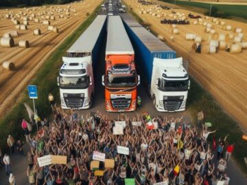 Polish Carriers Postponed the Strike on the Border With Ukraine - Polish Hauliers Blocking Continues at Poland-Ukraine Border - Slovak Carriers Block Ukrainian Border Like Polish Carriers -