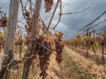 Bad Weather Conditions Affected to Raisin Wine Yards