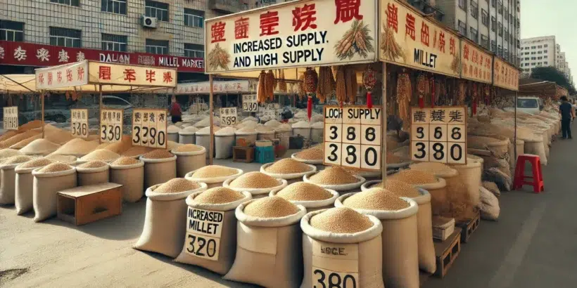 Dalian Millet Market Faces Low Demand Amid Increased Supply