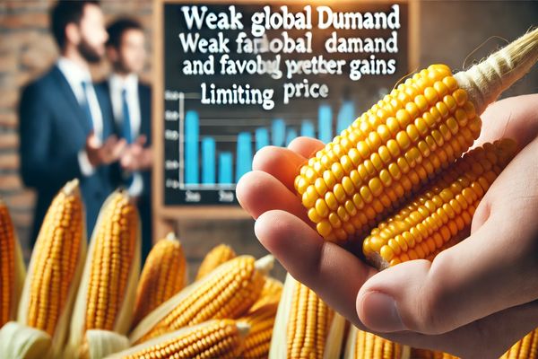 Corn Market: Weak Global Demand and Favorable Weather Limit Gains