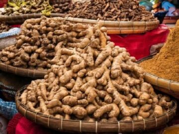 Dry ginger prices in India