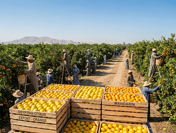 Egyptian Citrus Demand Rises in Brazil as 2025 Export Season Begins