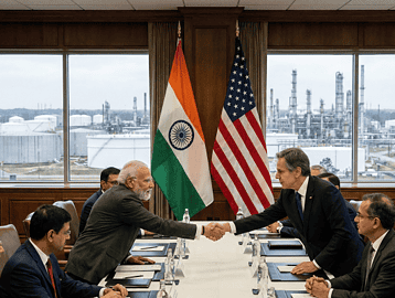 US and India diplomatic engagement amid discussions on oil imports and trade tariffs