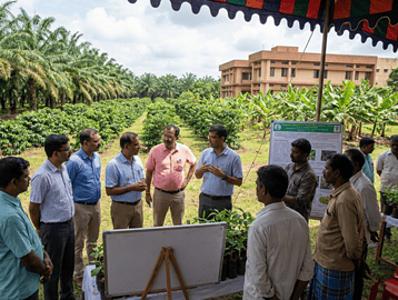 Stakeholders at a plantation crops symposium discussing climate challenges in Indian agriculture