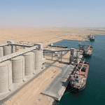 Grain storage silos and port terminals supporting Saudi Arabia’s regional grain import and distribution network