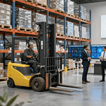 Modern warehouse facility in the UAE for industrial commodities