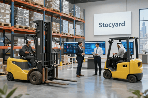 Modern warehouse facility in the UAE for industrial commodities