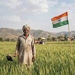 Indian agriculture policy and farmer protection concept