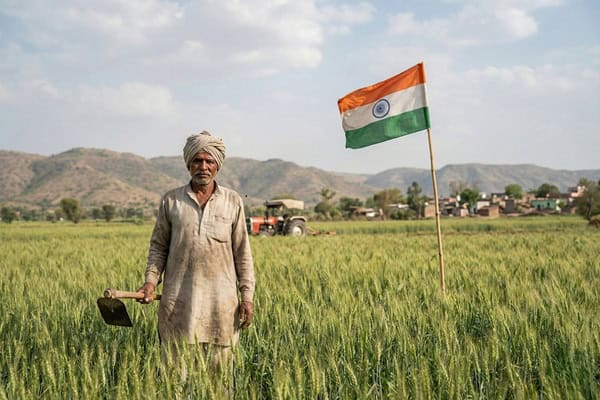 Indian agriculture policy and farmer protection concept