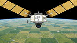 EarthDaily satellite monitoring global agricultural fields and climate conditions